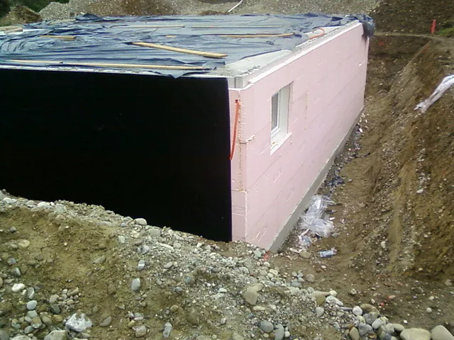 Außendämmung einer Wand