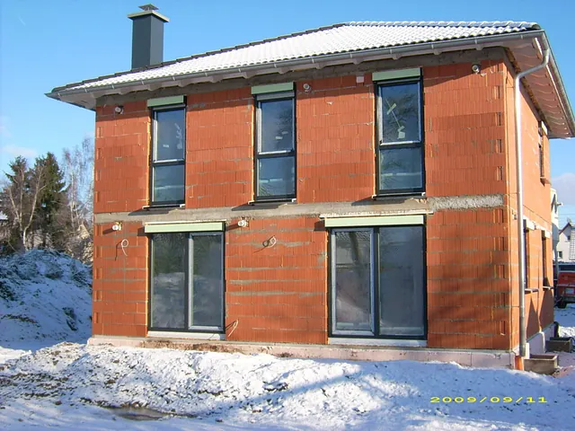 Neubauhaus aus Steinen