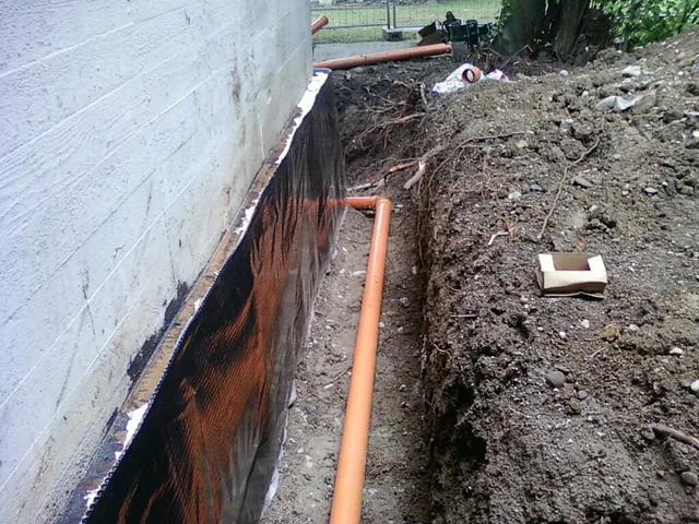 Außendämmung einer Wand